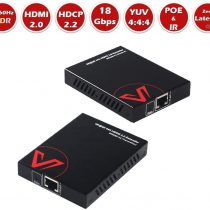 AV Access Professional UHD 4K60Hz (UPT) HDMI Extender Up to 164ft/50M, 4K@60/30Hz 1080P@60Hz HDR10 and 3D over Cat6/6a/7, EDID Management + CEC, HDCP 2.2, 2-Way PoE + IR + RS232