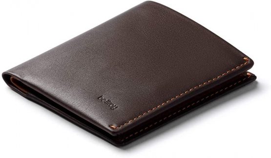 Bellroy Note Sleeve Wallet (Slim Leather Men's Wallet, RFID Blocking, Holds 4-11 Cards, Coin Pouch, Flat Note Section) - Java Caramel