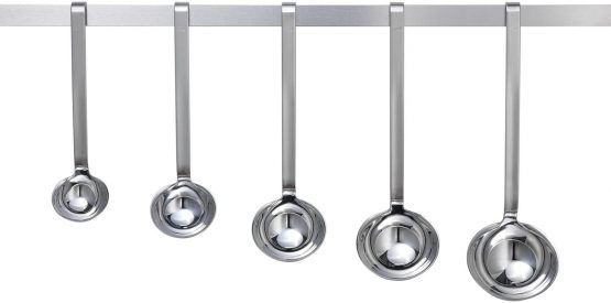 Rosle Hook Stainless Steel Ladle with Pouring Rim, 9 cm - Image 4