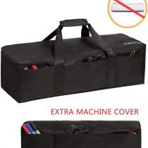 CACTIYE Carrying Bag Compatible with Cricut Explore Air and Maker, Waterproof Tote Bag Compatible with Cricut Explore Air and Supplies (Black, 1+1)