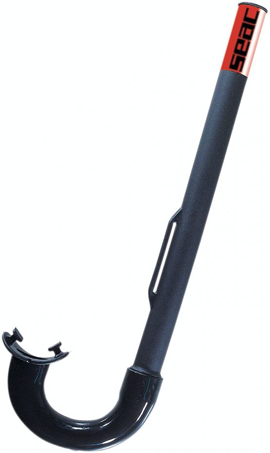 SEAC Corrugato Snorkel with black tip