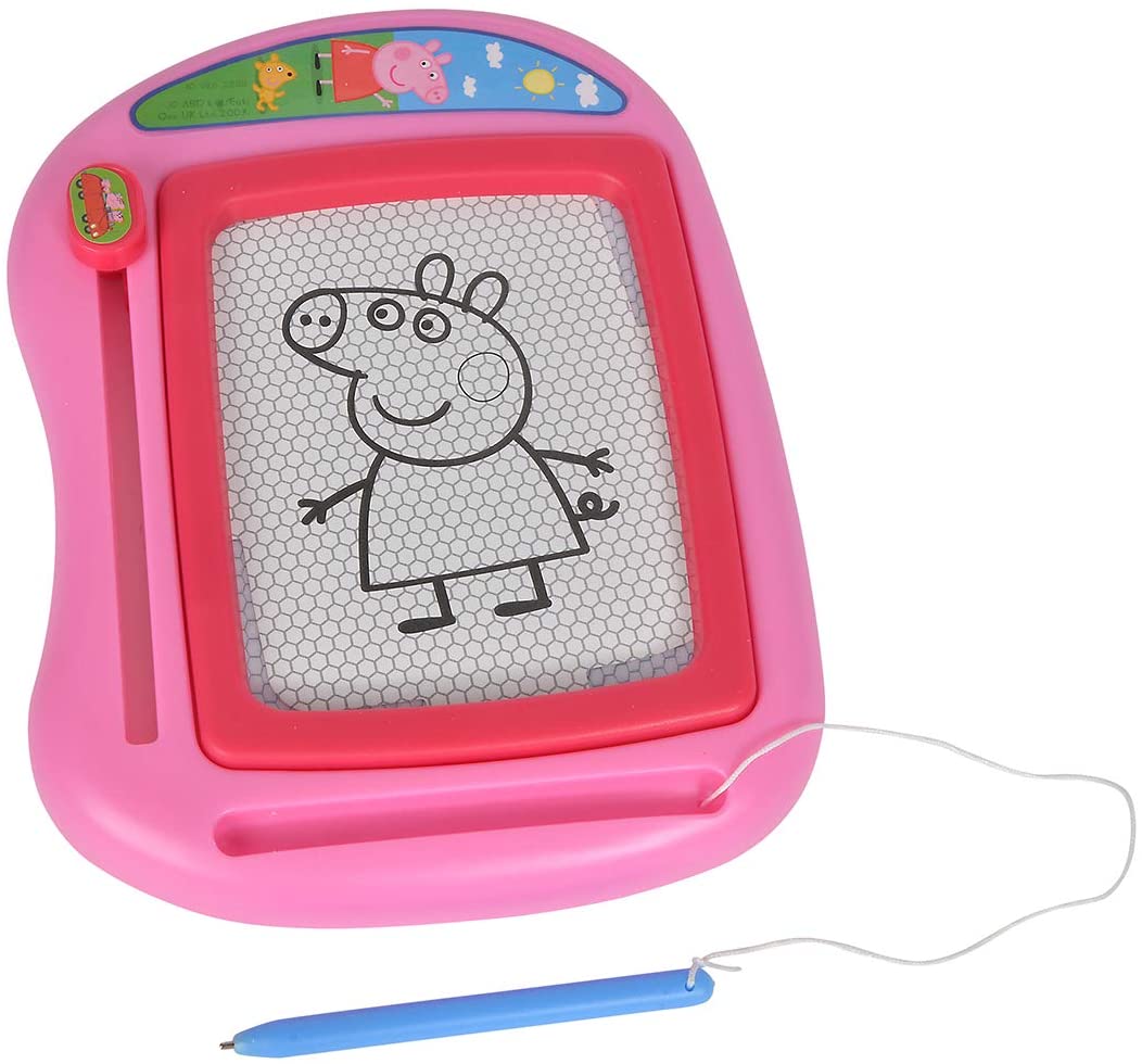 Simba Peppa Pig 109262388 Magnetic Painting Board, 16 x 13 cm, from 3 Years, Pink, Large