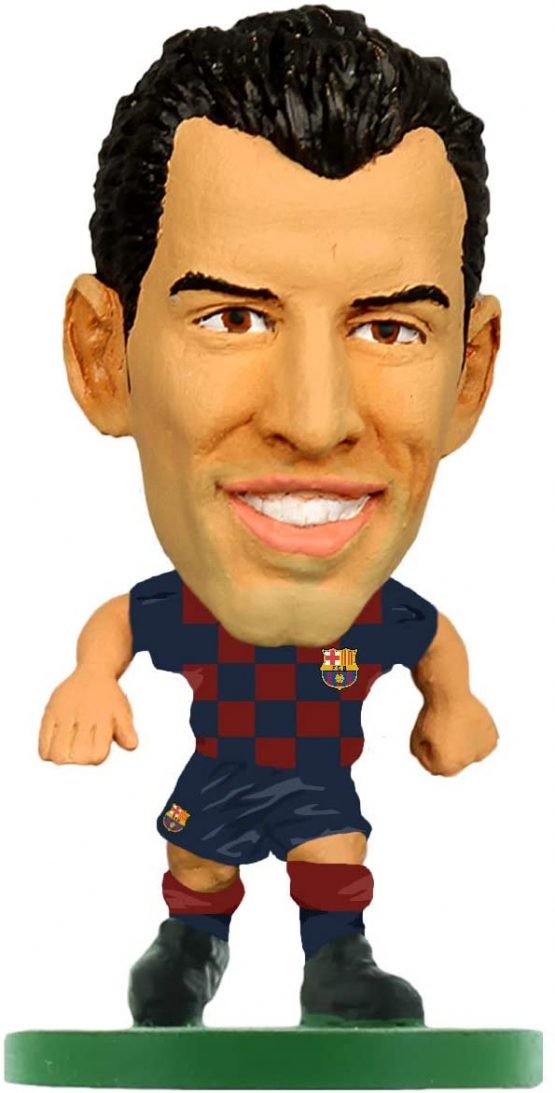 SoccerStarz Barcelona Sergio Busquets Home Kit (2020 Version)