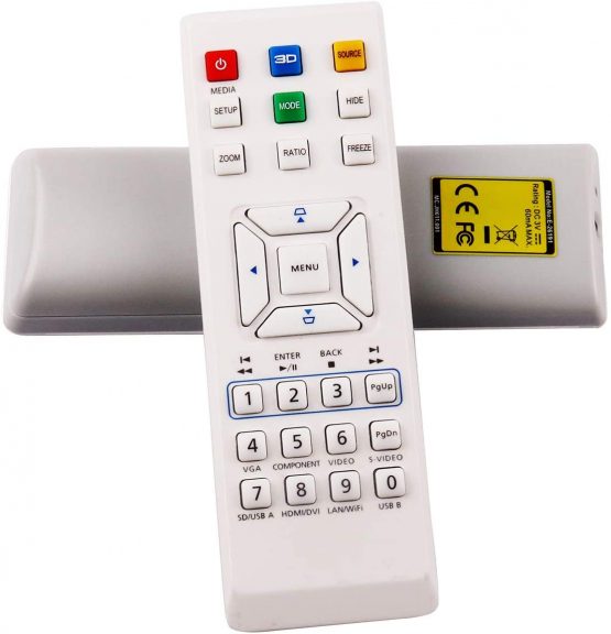 Aimdio Projector Remote Control for Acer H5360BD H5380BD H5382BD H6510BD H6517ABD H6517BD H6517ST H6520BD H7532BD H7550BD H7550BDz H7550ST P1173 P1500 P6200 P6600 P6500 Projector Remote - Image 3
