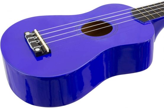 Mad About SU8 Soprano Ukulele in Blue with FREE Gig Bag, Pick, and Spare Strings – Great for Schools and Beginners, Now With Carbon Black Strings for Improved Tuning - Image 2