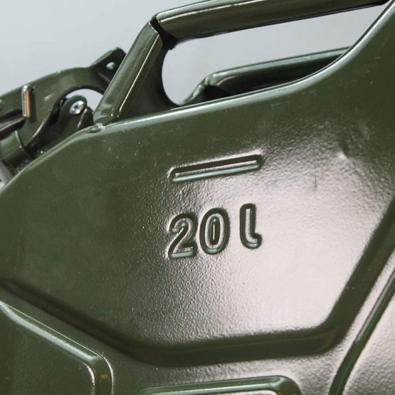 Faithfull FAIAUJERRY20 20 Litre Metal Jerry Can UN App, GS TUV Certified - Green - Image 2