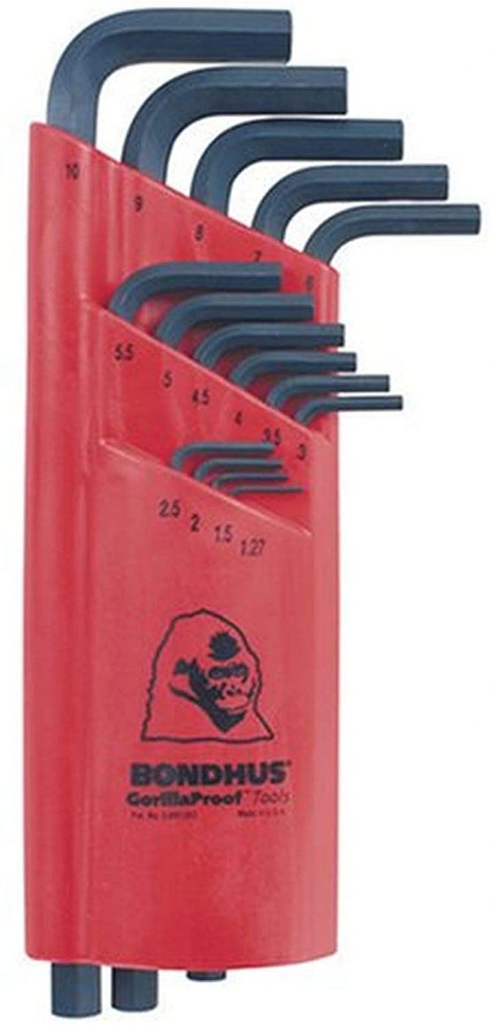 Bondhus 12195 Set of 15 Hex L-Wrenches, Long Length, Sizes 1.27-10mm - Image 2