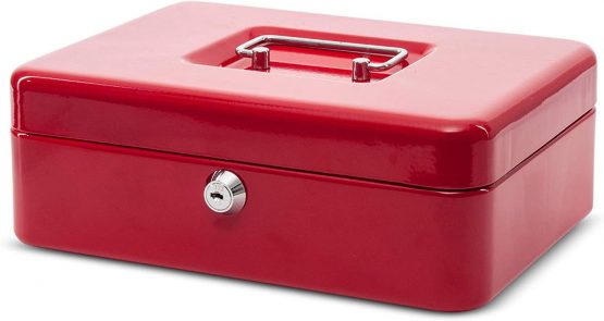 Maul 25 x 19.1 x 9 cm Cash Box 3 - Red - Image 2
