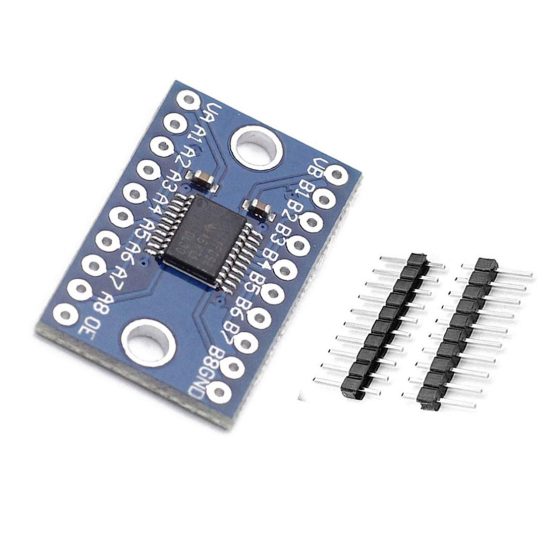 Hailege 5pcs TXS0108E High Speed Full Duplex 8 Way 8 Channel Level Conversion Module 8-Bit 8 CH Logic Level Bi-Directional Converter Module - Image 2