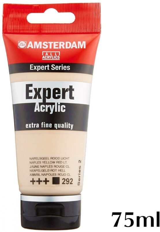 Amsterdam Expert Series Acrylic Tube 75ML NAPLES YELLOW RED LIGHT (292) Series 2 - Image 3