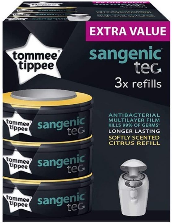 Tommee Tippee Sangenic Tec Refills x 3
