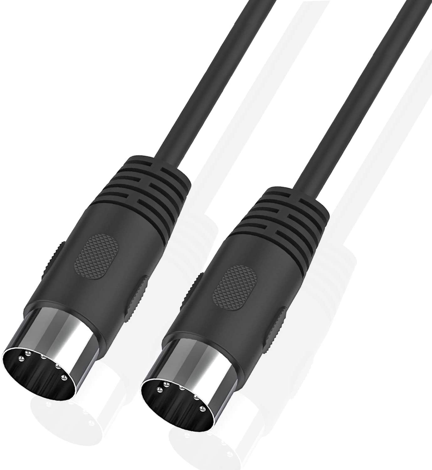 DigitalLife FlexMIDI Vortex Series, Black, 2 Pcs/Pack, 2M