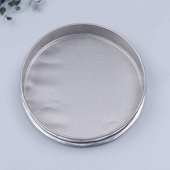 OUNONA Stainless Steel Herbal Pollen Hash Extractor Stackable Sifter 100 Micron Shaker