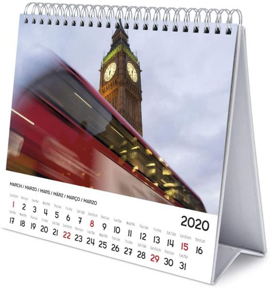 ERIK - London 2020 Desk Calendar - 12 Months - Image 3