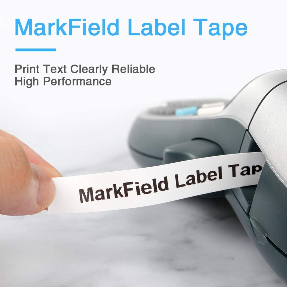 3X Compatible for Dymo Letratag Paper White Labels Tape 12mm x 4m 91200 S0721520 - Image 2