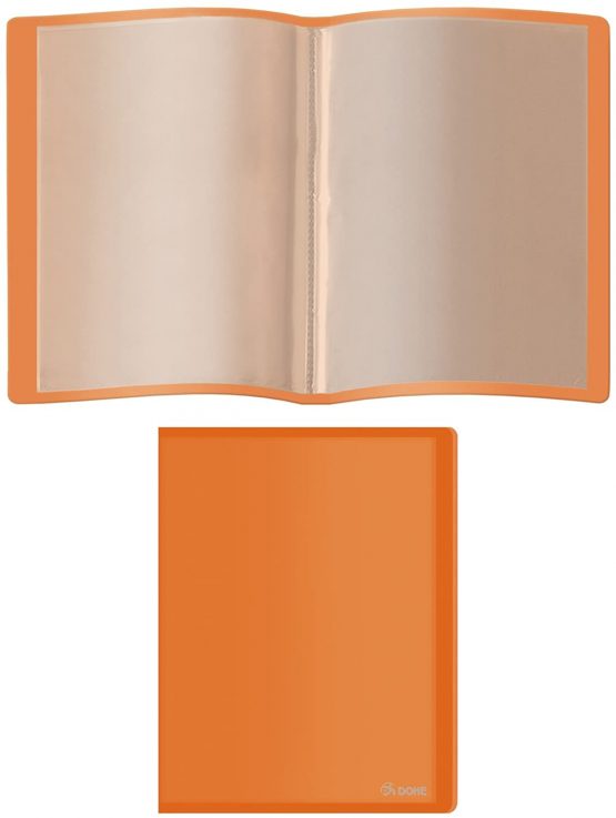 Dohe - Flexible Folder with 40 Pockets (80 Microns) - Orange