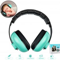 Baby Ear Defender Noise Cancelling Headphones for Kids Noise Reduction Earmuffs Adjustable Headband Hearing Protection for 0-3 Baby/Years Infant/Toddlers (Green)