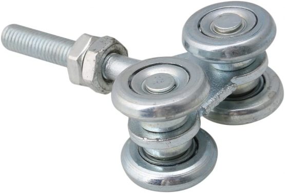 Mxfans Sliding Track Roller Hanging Barn Door Rail Trolley Wheel H4-3 for Door - Image 2