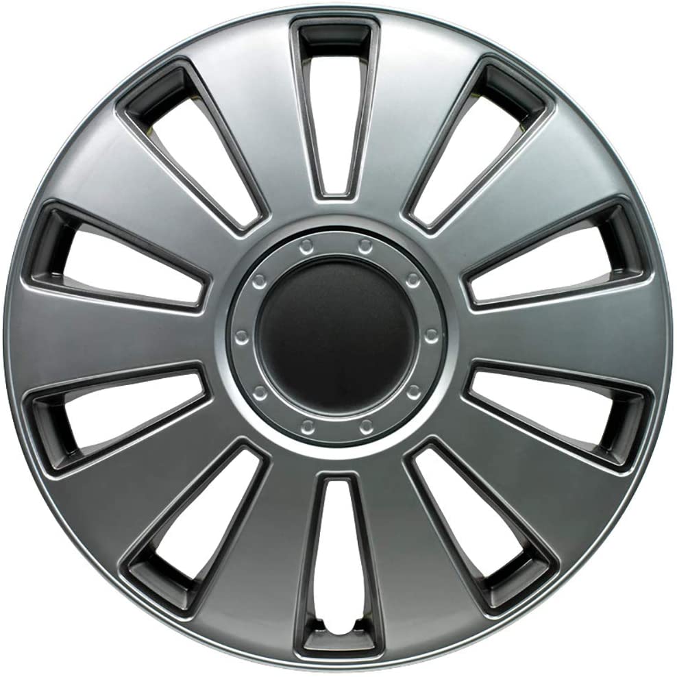 AutoStyle Set of 4 wheel covers Pennsylvania 16-inch silver/charcoal grey