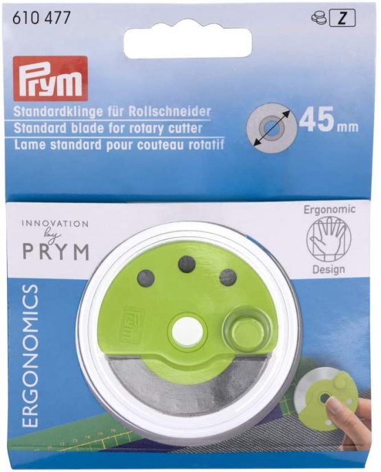 Prym Spare Blade for Rotary Cutter Ergonomics 45 mm x 1, Multi, One Size