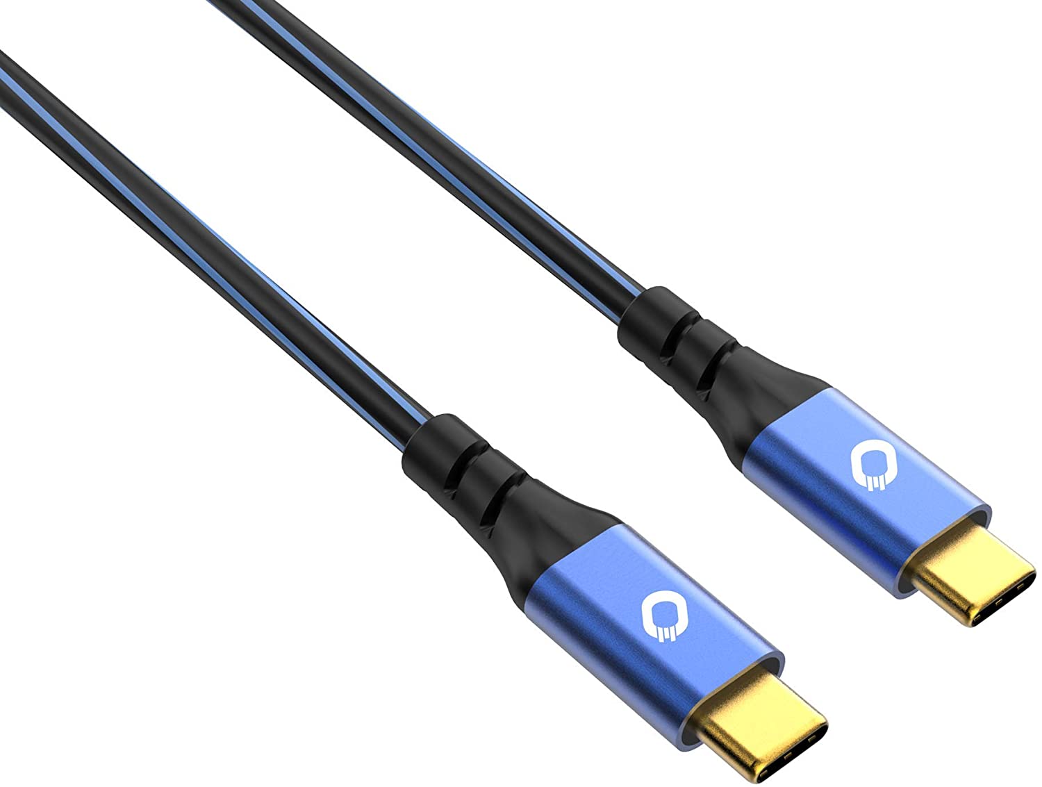 Oehlbach D1C9320 USB Plus, Black/blue, 50 cm