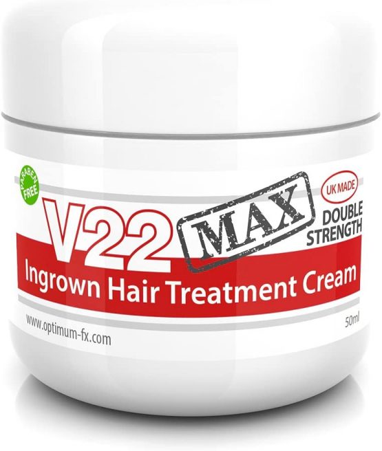 V22 MAX Ingrown Hair Treatment Cream Double Strength Paraben and Cruelty Free - 50ml - Image 2