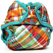 Rumparooz One Size Snap Cloth Diaper Cover, Quinn Plaid