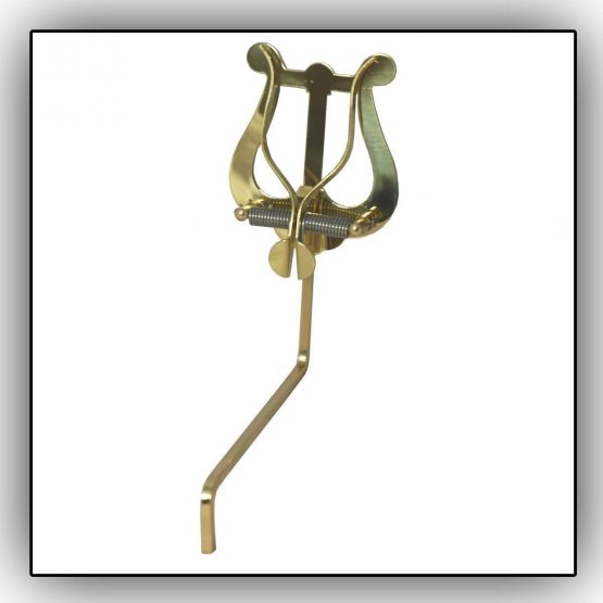 Saxophone Lyre Soundman® Marching Lyra for Alto/Tenor Saxophone Music Stand Lyres (Laquered)