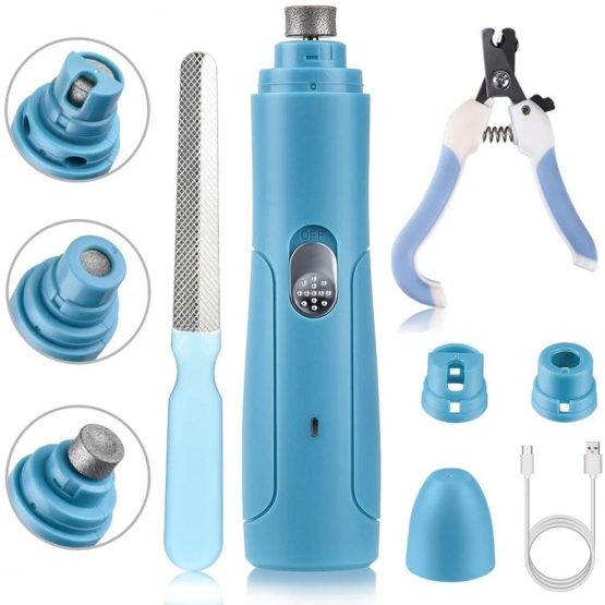 BASEIN Pet Nail Grinder, Dog Nail File Pet Nails Trimmer,50 DB Ultra