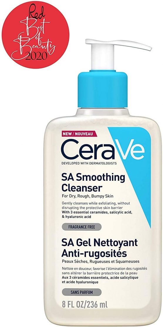 CeraVe SA Smoothing Cleanser | 236ml/8oz | Face and Body Wash with Salicylic Acid - Image 2