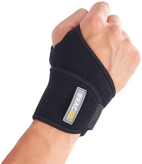 Bracoo WS10 Wrist Support Brace, Hand Support, Adjustable Wrist Wrap Strap for Fitness, Weightlifting, Tendonitis, Carpal Tunnel Arthritis, Joint Pain Relief – Fits Right and Left Hand