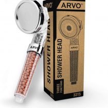 ARVO Shower Head 3 Mode Function, Ionic Shower Head Handheld Filter with Low Water Pressure & Water Saving