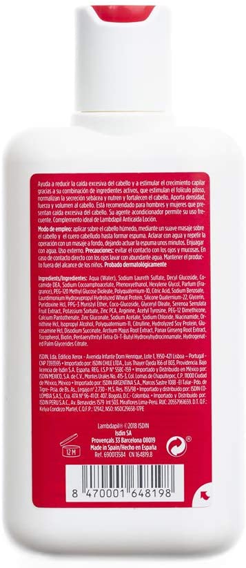 ISDIN Lambdapil Treatment, Anti-Hair Loss Shampoo, Set: 2 x 400 ml (Total: 800 ml), no, 400 ml (Pack of 2) - Image 2