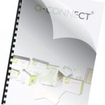 Q-Connect KF24010 Binding Comb Covers 150-Micron A4, Clear (Pack of 250)