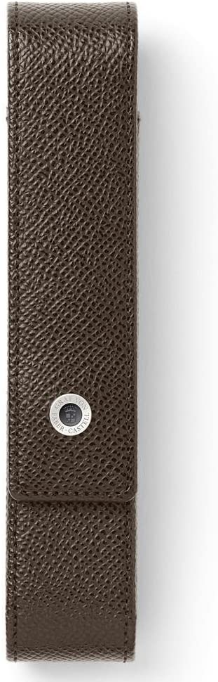 Faber-Castell GRAF Epsom Pencil Case Dark Brown