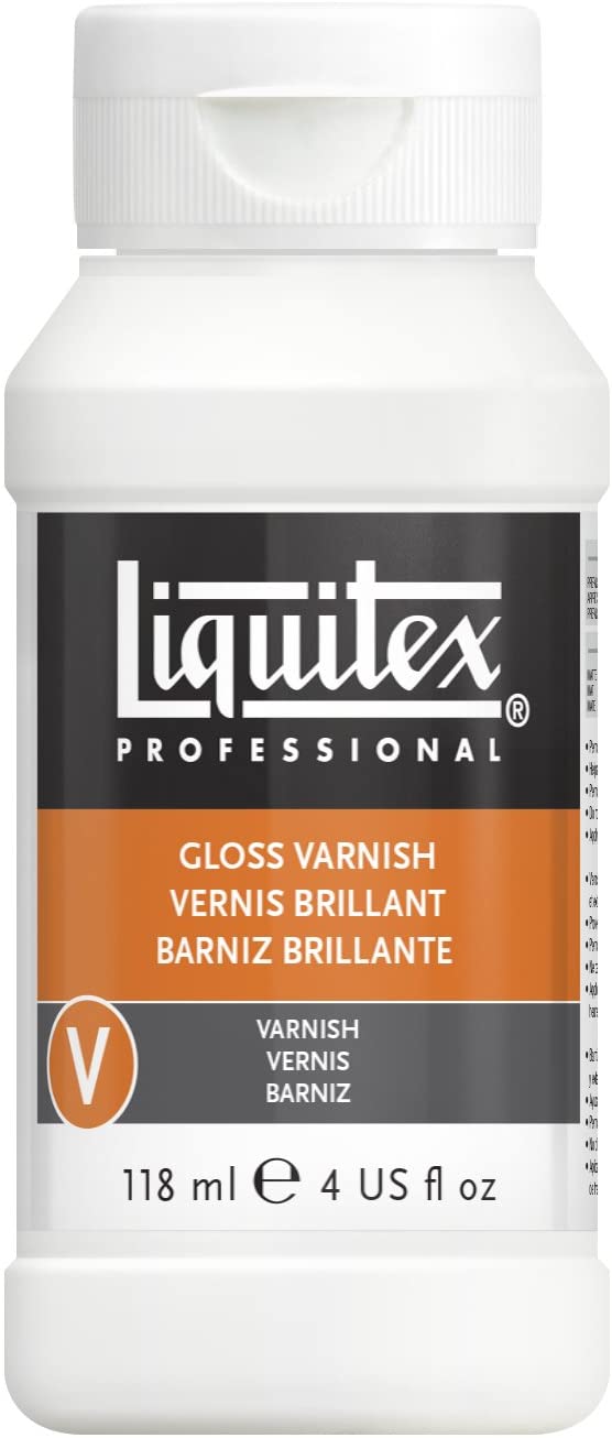 Liquitex 6204 Professional Gloss Varnish, 118 Ml , White, 118 ml (Pack of 1)