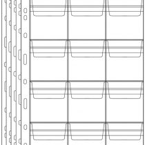 Uncle Paul Coin Collecting Pages 5 Sheets 20 Pockets Standard 9Hole Coin Pocket Inserts Collecting Sleeves for Coins CS03520