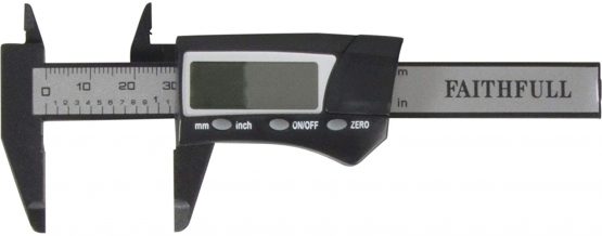 Faithfull Pocket Sized Callipers CALDIG75 Mini Digital Caliper 75mm Capacity