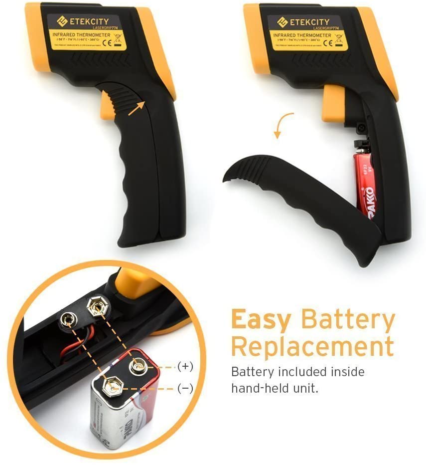 Etekcity Infrared Thermometer 774 (Not for Human) Temperature Gun