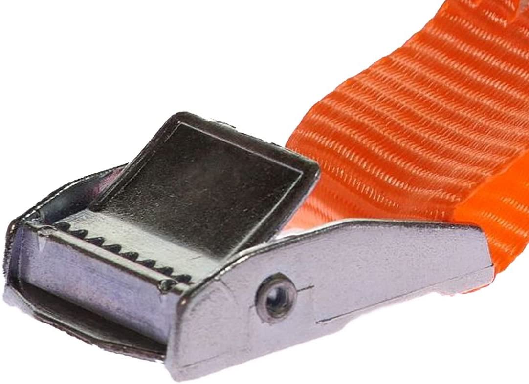 Pack Of 10 Lashing Strap 250 Kg 0.5 M Clamping Lock 25 Mm One Piece