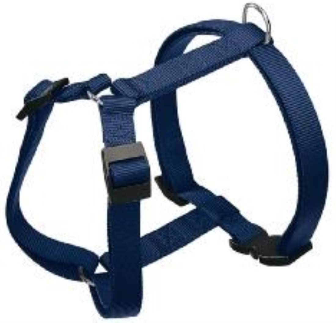 Ferplast Dog Harness Medium CHAMPION M, Dog Harness Adjustable in 3 Points, Easy to Wear, Chest 44-72 cm. Blue