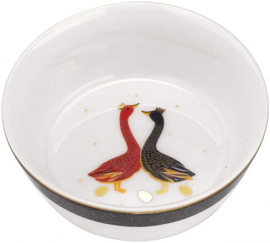 Portmeirion Home & Gifts SMGE79168-XD Geese Bowls Set of 2, Ceramic - Image 4