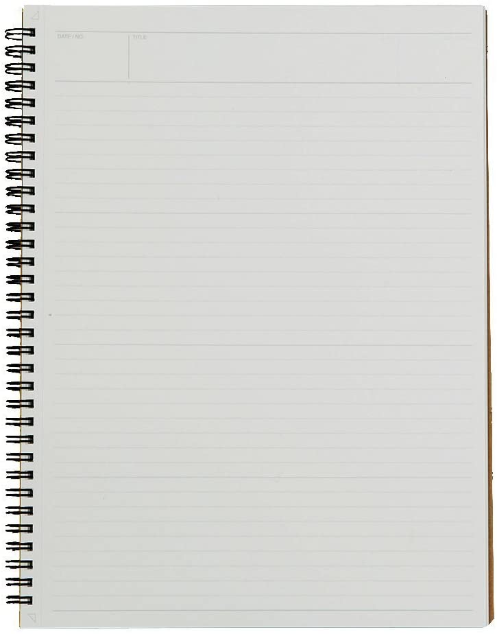 MNEMOSYNE A4 7 mm Notebook - Line, N199A,white, 11.69" x 8.66" (Ruled) - Image 3
