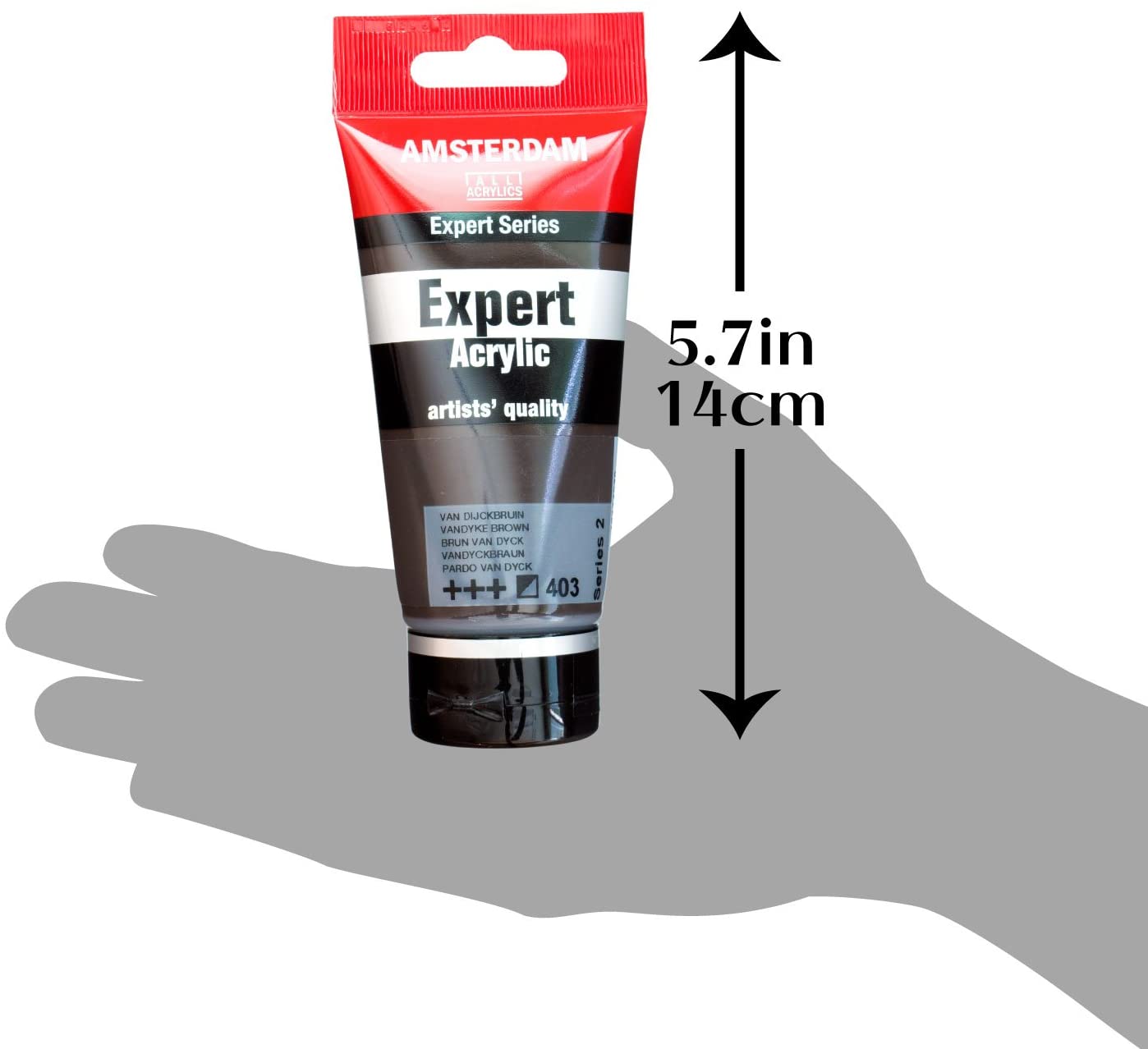 Amsterdam Expert: Artists Acrylic Paint : 75ml Vandyke Brown, 25 ml (Pack of 3) - Image 4