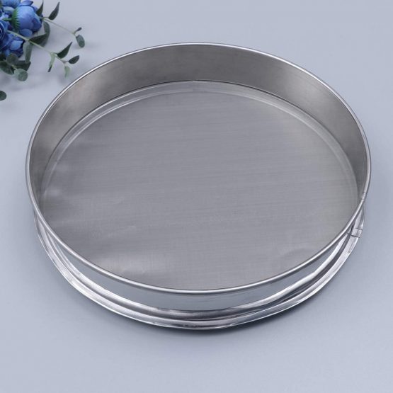 OUNONA Stainless Steel Herbal Pollen Hash Extractor Stackable Sifter 100 Micron Shaker - Image 2
