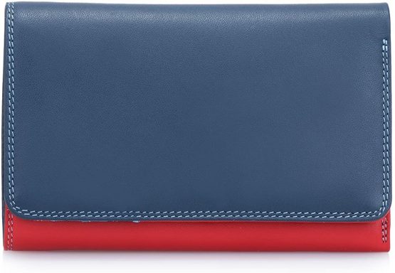 Leather women's Wallet MYWALIT - Medium Tri-fold Wallet - 363-127 Royal