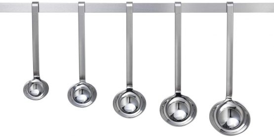 Rosle Hook Stainless Steel Ladle with Pouring Rim, 9 cm - Image 3
