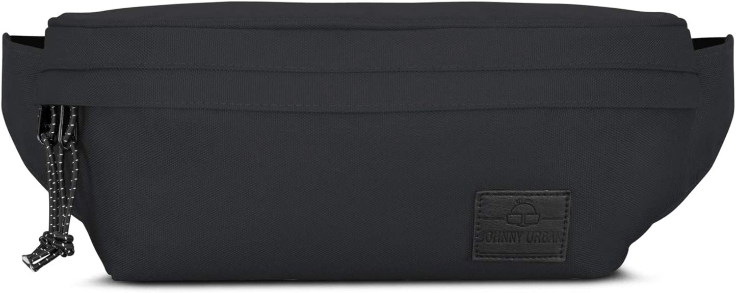 Johnny Urban Bum Bag Women & Men Black, Tom, Bumbags for Ladies Made of Recycled PET, Fanny Pack for Festival