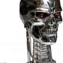 Nemesis Now Terminator Head Goblet 17cm Silver, Resin w/Stainless Steel Insert, 1 Count (Pack of 1)