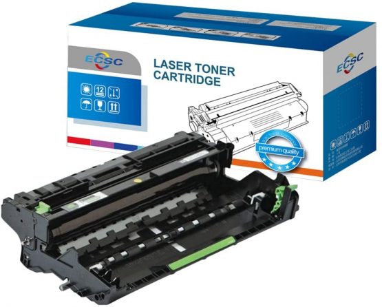 ECSC Compatible Drum Unit Cartridge Replacement for Brother DCP-L5500DN DCP-L6600DW HL-L5000D HL-L5100DN HL-L5100DNT HL-L5200DW HL-L5200DWT HL-L6300DW HL-L6300DWT HL-L6400DW HL-L6400DWT DR3400 (Black)